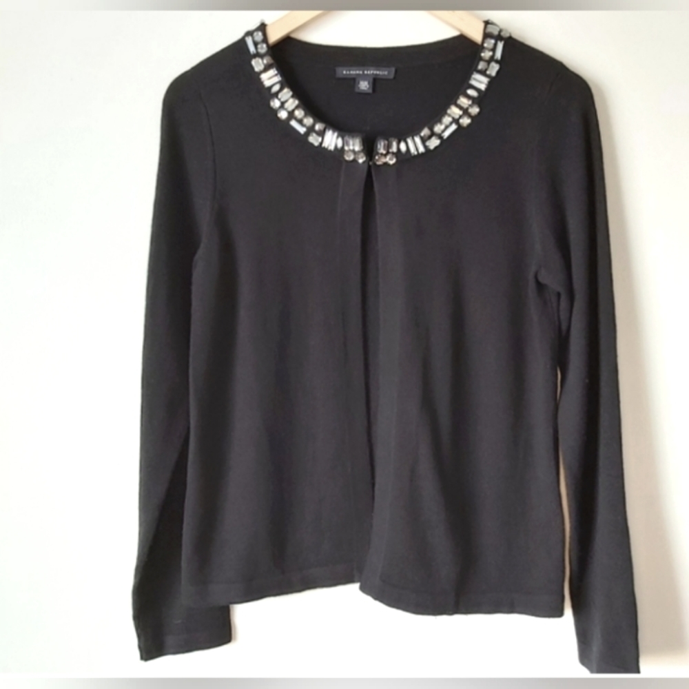 Banana Republic black cardigan